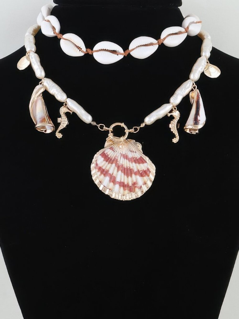 Under The Sea Double Charm Necklace